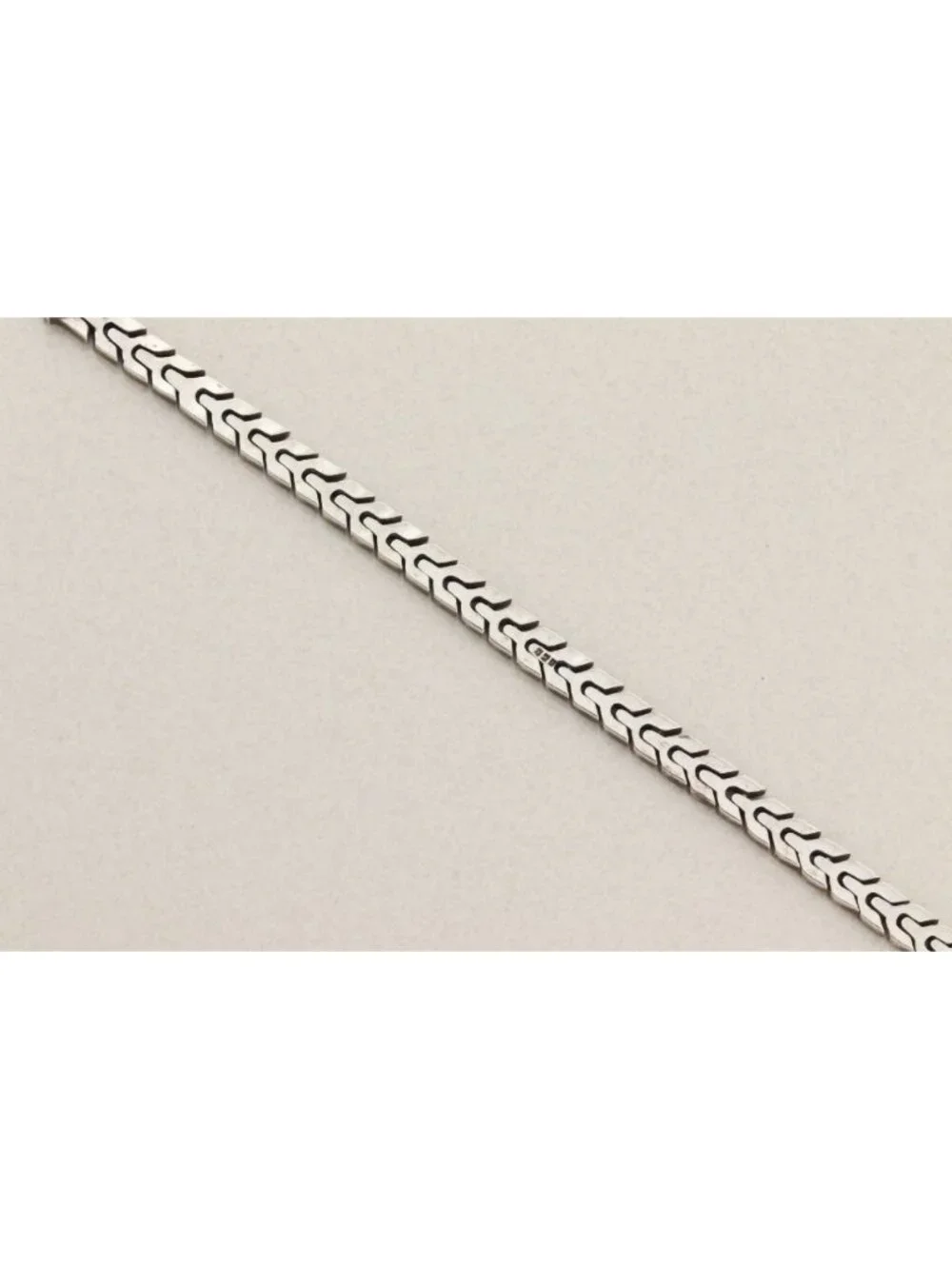 Men's Sterling Silver Heavy Thick Link Chain Bracelet 8 1/4